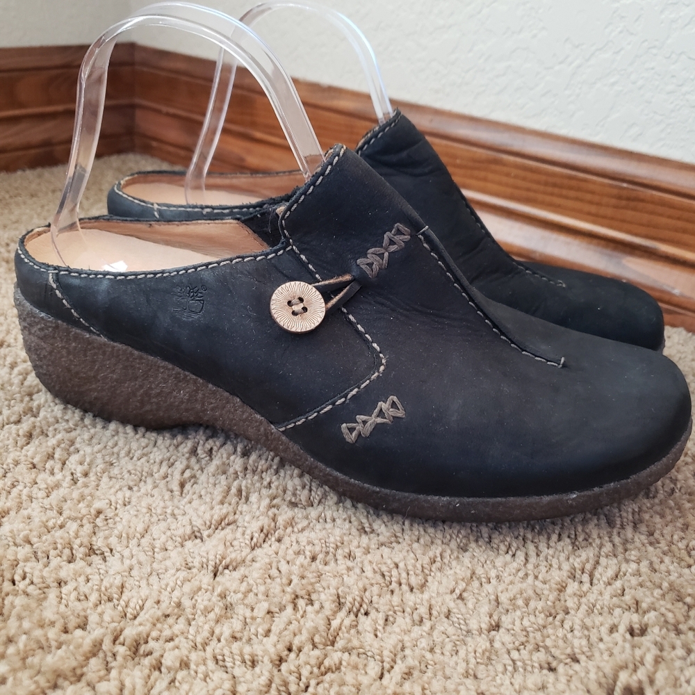 Timberland Comforia Black Overton Mules 11W